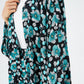 MUNI MUNI - Printed Kimono Top - turquoise