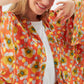 MUNI MUNI - Printed Kimono Top - orange