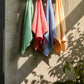 Gingham Cotton Tea Towel 6 pcs - Green - Ocoza