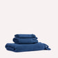 Tassel Cotton Towel Set- Navy Blue (3 Towels)