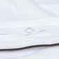 Classic Percale - Duvet Cover Set - White with Anthracite Piped Edge