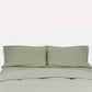 Classic Percale Duvet Cover- Sage Green
