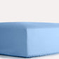 Lavish Sateen Fitted Sheet - Blue - Ocoza