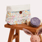 Watercolour Floral Muslin Organizer Bag - Mixed Colours - Ocoza