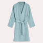 Muslin Cotton Bathrobe - Nile Green - Ocoza