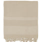 Stone Cotton Throw - Beige