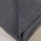 Stonewashed Cotton Terry Bedspread- Anthracite