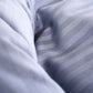 Sateen Stripe - Core Bedding Set - Dark Grey & Grey