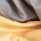 Reversible Sateen Bedding Set - Yellow & Dove Grey