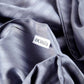 Sateen Stripe - Core Bedding Set - Dark Grey & Grey