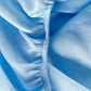 Lavish Sateen Fitted Sheet - Light Blue