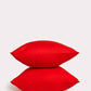 Classic Percale Pillowcase 2pcs - Red