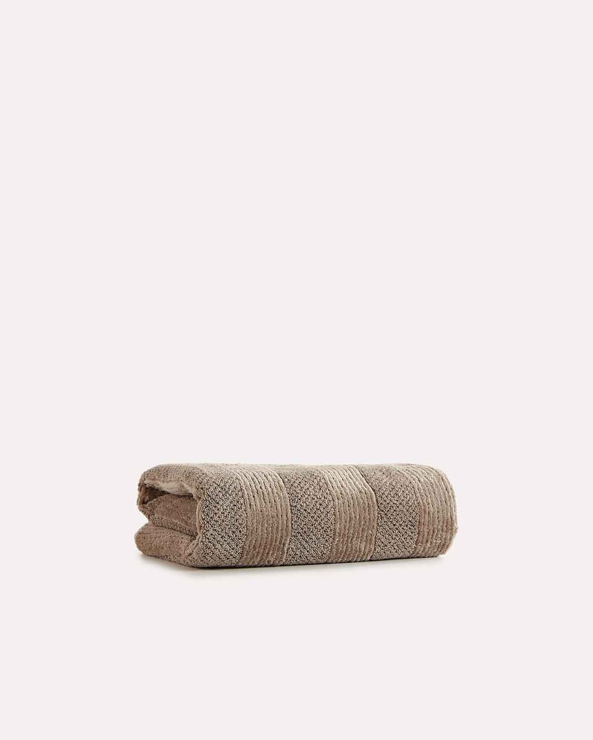 Cotton Velvet Towel Set - Dark Chocolate (2 Towels)