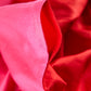 Reversible Sateen Bedding Set - Fuchsia & Red