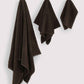 Cotton Willow Towel Set - Khaki (3 Towels)